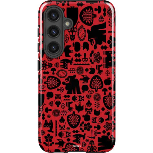 Disney Snow White Icon Pattern Galaxy S25 Plus Impact Case